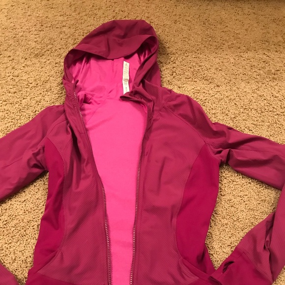 Lululemon reversible pink jacket sz 4 - Picture 2 of 4